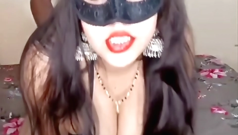 Indian big tits blonde babe with huge tits in a hot scene