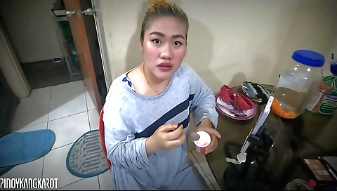 Indian amateur sex scene with a redhead getting naked