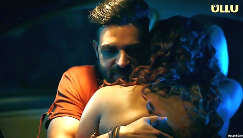 Hot milf with large boobs is fucked with a black rod