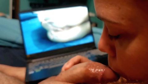 Step Brother Watching My Porn And Getting Sucked Off