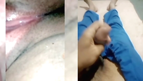 Solo girl with a large big boobed body is doing it