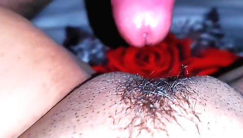 Indian couple fucks and gets her hairy pussy licked