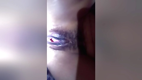 Indian babe in sexy lingerie fucks in homemade video