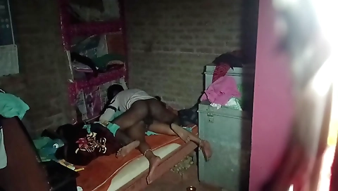 Indian babe gets fucked by a hot man in the bedroom