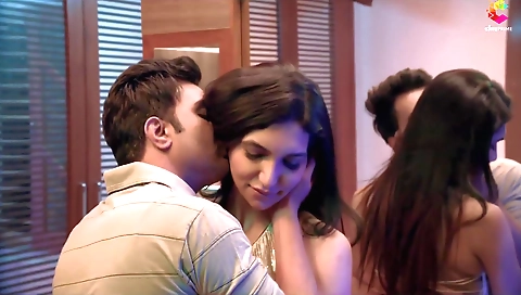 Horny blonde gives him a nice blowjob and rides his cock