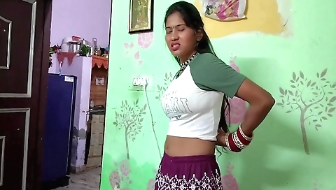 Indian brunette stepsister shows off her amazing body