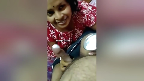 Boudi is licking pussy of a big cock and getting pounded