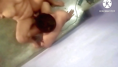 Beautiful brunette is on top of a dude in her tight vagina