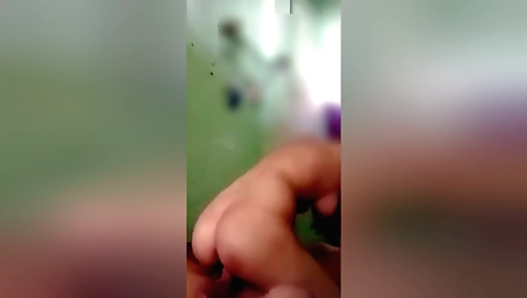 Hot amateur brunette 18+ with tight black clothes 18+