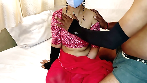 Hot bhabhi gets fucked on her back while having fun