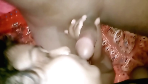 Hot brunette girl is having her pussy soaked in a massage