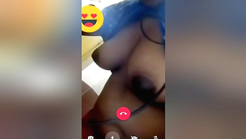 Indian girlfriend with a big booty showing her big boobs