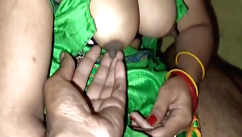 Indian amateur video showing a beautiful babe on her own