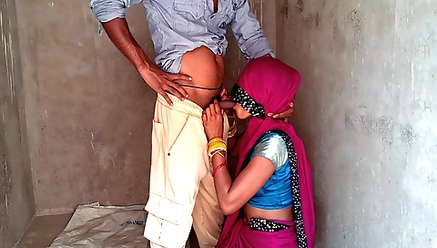 Indian girl enjoys deepthroat with her stepbrother