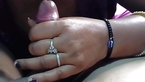 Indian slut is getting her head pierced by her stepfather