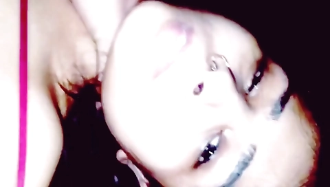 Indian girl taking a hard dick in her mouth on the camera