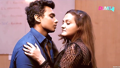 Old hottie with big tits is getting screwed in the living room