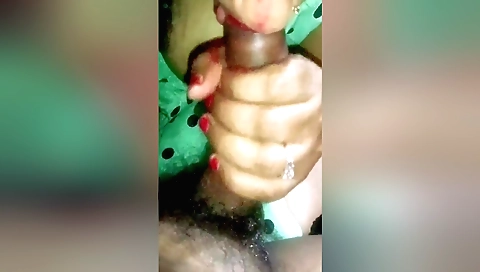 Indian brunette gets fucked by her cute new girlfriend