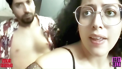 Stepsis gets fucked on balcony in homemade hardcore video