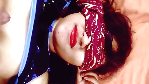 Indian hottie fucked by her boss and covered with her face