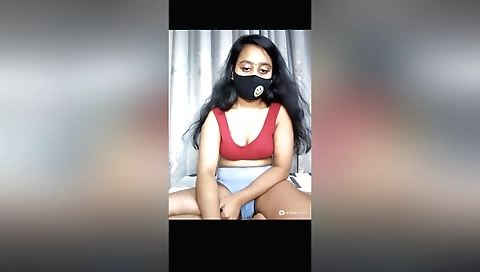 Indian girl is fingered by her boyfriend in her bedroom