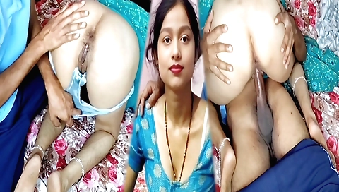 Haldi sex video with a hot brunette with a nice face and small titties