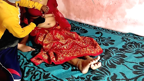 Indian stepfathers and honey moon in wedding with step daughter