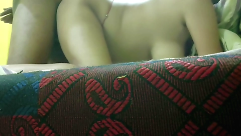 Indian girl masturbates with her vibrator in her room