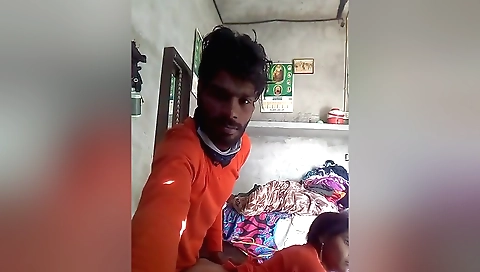 Indian girl with small tits masturbating in webcam