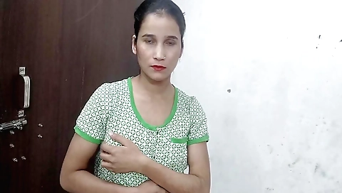 Indian girl in bikini and pink blouse in a white suit