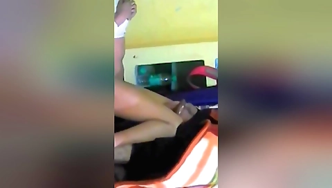 Indian teen is playing with her boyfriend on the webcam