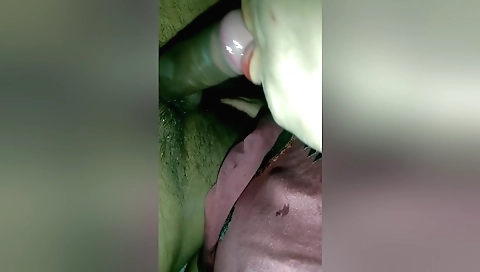 Indian girl sucks hard cock before giving him a blowjob