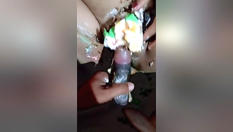 Indian teen has a hot birthday celebration with her stepparent