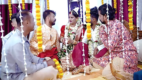 Indian busty lady with fat body gets all husbands cum