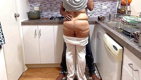 Indian chick with big ass gets fucked hard by hubby