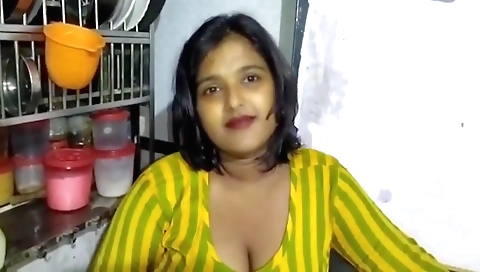 Indian girl with big tits and deep throat sucks my cock