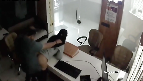 Indian brunette in dress fucks her boss in a big deal