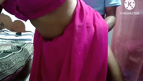 Indian couple fucks in a small village with homemade video