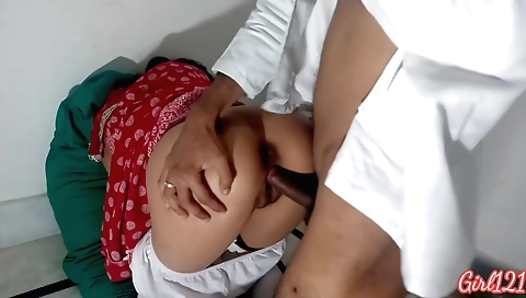 Brunette brunette with nice face sucks and fucks her doctor