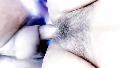 Indian babe with hairy pussy in amateur hd porn video