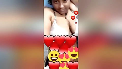 Sexy brunette with big tits and booty shows her pussy